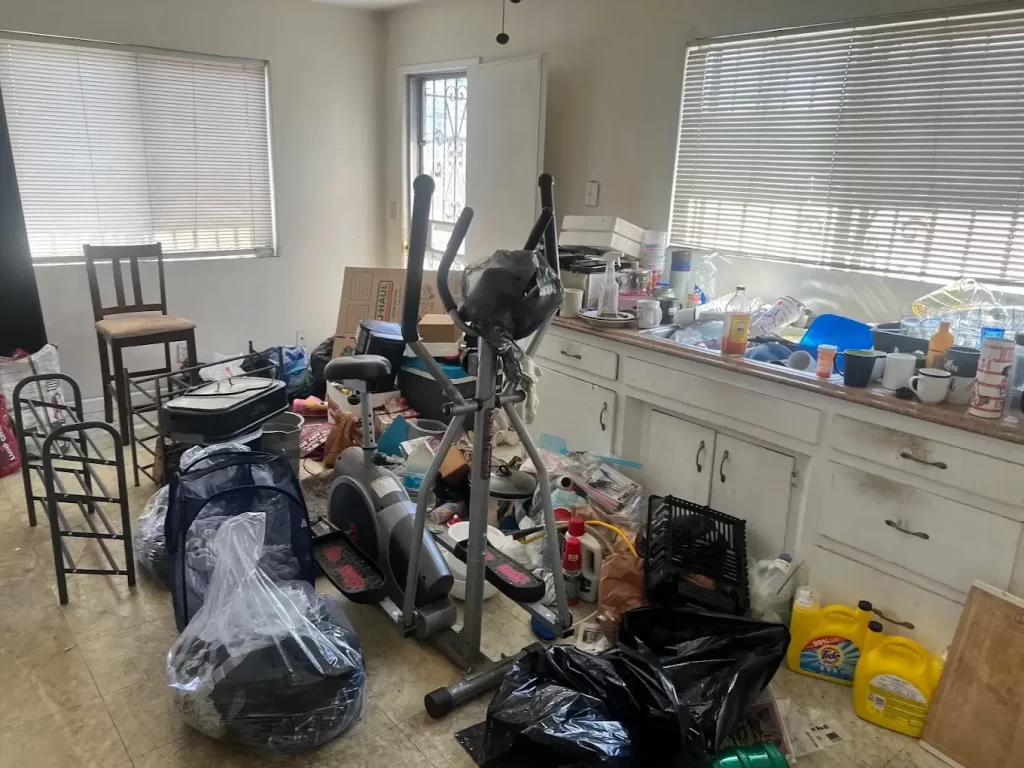 gym equipment inside house